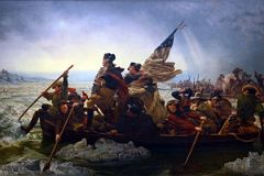 760B Washington Crossing the Delaware - Emanuel Leutze 1851- American Wing New York Metropolitan Museum of Art